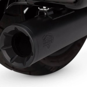 BLACK EXHAUST SYSTEM VANCE & HINES ELIMINATOR 400 HARLEY DAVIDSON FLH FLT TOURING 2017-2026