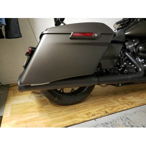 BLACK EXHAUST SYSTEM VANCE & HINES ELIMINATOR 400 HARLEY DAVIDSON FLH FLT TOURING 2017-2026