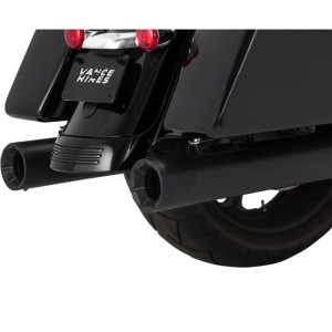 BLACK EXHAUST SYSTEM VANCE & HINES ELIMINATOR 400 HARLEY DAVIDSON FLH FLT TOURING 2017-2026