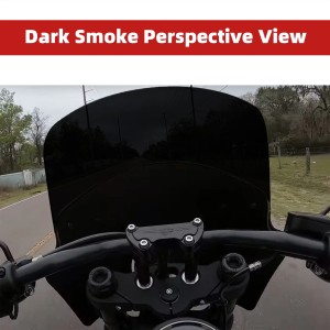 WINDSHIELD ROAD WARRIOR 11" GREY HARLEY DAVIDSON FXLRS SOFTAIL LOW RIDER S 2020-2025