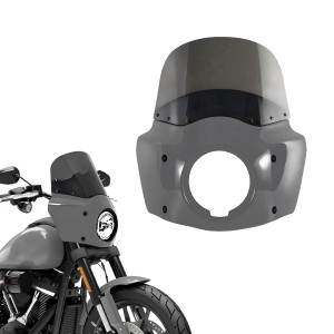 PARE-BRISE CARÉNAGE ROAD WARRIOR 11" GRIS HARLEY DAVIDSON FXLRS SOFTAIL LOW RIDER S 2020-2025