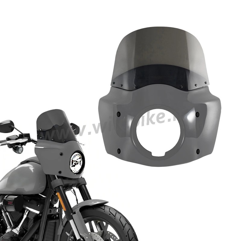 PARABREZZA CUPOLINO ROAD WARRIOR 11" GRIGIO HARLEY DAVIDSON FXLRS SOFTAIL LOW RIDER S 2020-2025