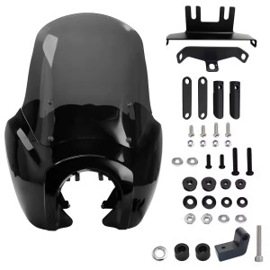 WINDSCHUTZSCHEIBE ROAD WARRIOR T-SPORT 15.75" HARLEY DAVIDSON FXBB SOFTAIL STREET BOB 2018-2024