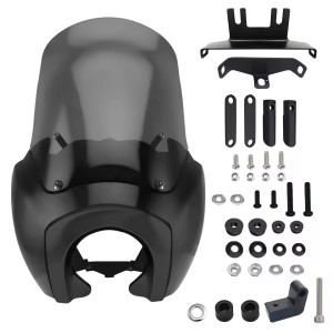 PARABREZZA CUPOLINO ROAD WARRIOR T-SPORT 15.75" HARLEY DAVIDSON FXBB SOFTAIL STREET BOB 2018-2024