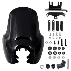 PARABREZZA CUPOLINO ROAD WARRIOR T-SPORT 15.75" HARLEY DAVIDSON FXBB SOFTAIL STREET BOB 2018-2024