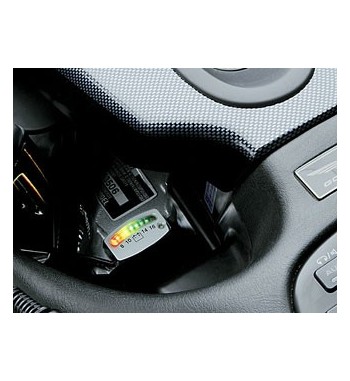 VOLTMETRO NERO BATTERIA A LED PER AUTO E MOTO