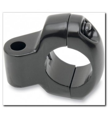CLAMP ADATTATORE MILLER NERO  PER SPECCHIETTI ATTACCO HARLEY 