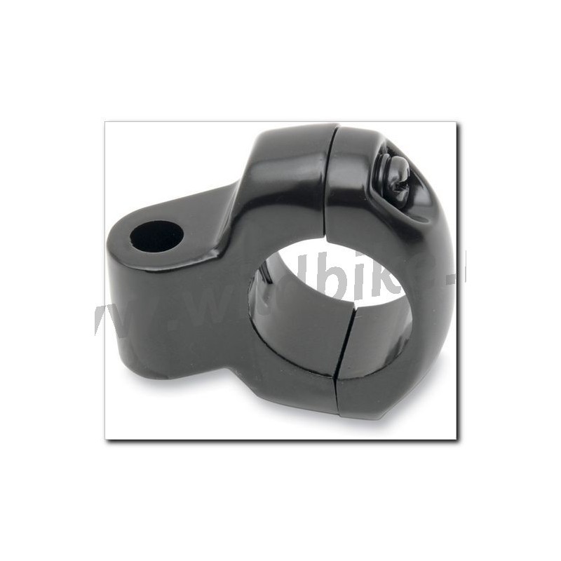 CLAMP ADATTATORE MILLER NERO  PER SPECCHIETTI ATTACCO HARLEY 