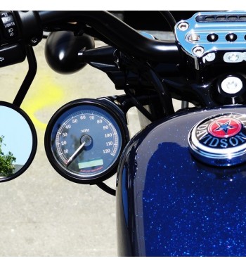 SUPPORTO LATERALE  SU FORCELLA NERO  CONTAKM.HARLEY XL SPORTSTER