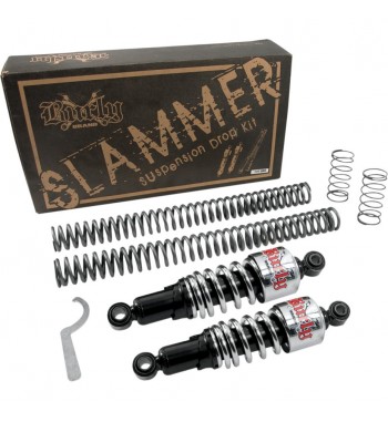 KIT ABBASSAMENTO COMPLETO SOSPENSIONI SLAMMER HARLEY FXD DYNA '06-'13