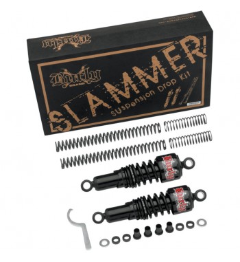KIT ABBASSAMENTO SOSPENSIONI SLAMMER NERO HARLEY XL SPORTSTER '04-'13