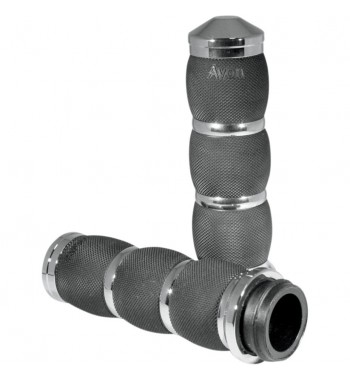 MANOPOLE AVON AIR CUSHION NERO/CROMO HARLEY DAVIDSON TOURING