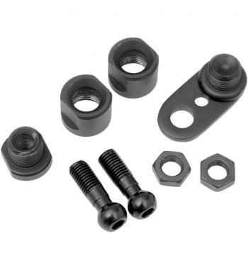 SUPPORTI GIREVOLI NERI SU MANUBRIO PER FRECCE HARLEY DAVIDSON