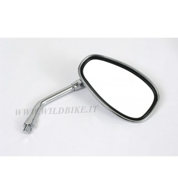 SPECCHIETTI AMERICAN OVAL CROMATI PER MOTO CUSTOM