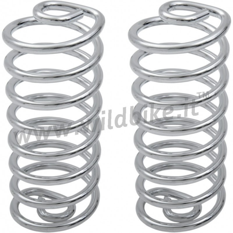 MOLLE DA 5" (12,7 CM.) CROMATE SELLE MONOPOSTO  MOTO CUSTOM E HARLEY