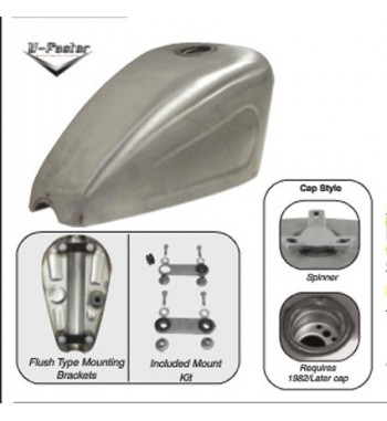 SERBATOIO BOBBER SPORTSTER 8,5 LT MOTO CUSTOM E HARLEY