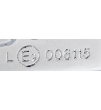 SPECCHIETTI CROMATI A MANO DI SCHELETRO  MOTO CUSTOM E HARLEY