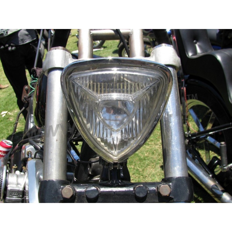FARO CENTRALE REPLICA ARIA TRIANGOLO MOTO CUSTOM E HARLEY