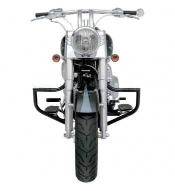 TUBO PARAMOTORE LINDBY LINBAR NERO HARLEY FLST SOFTAIL '00-'13
