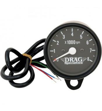 CONTAGIRI ELETTRONICO MINI SCALA 8000  NERO N MOTO CUSTOM E HARLEY