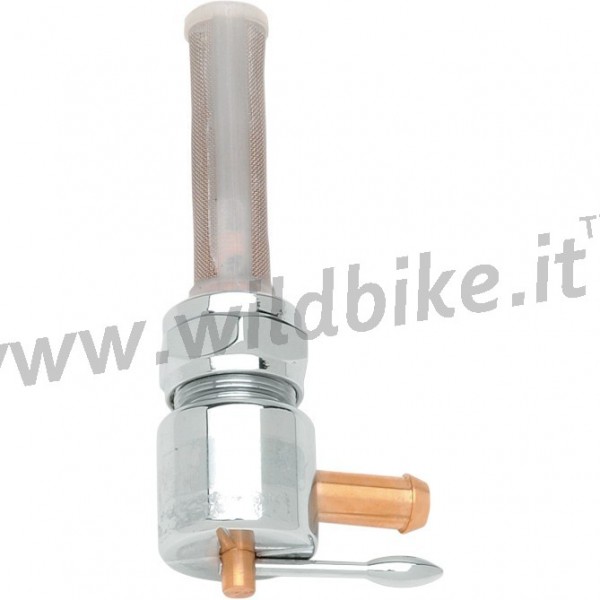 RUBINETTO DA SERBATOIO CON USCITA ANTERIORE MOTO CUSTOM E HARLEY