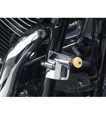 STAFFA MORSETTO UNIVERSALE 32-38 MM PORTACASCO CON SERRATURA