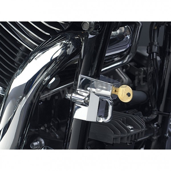 STAFFA MORSETTO UNIVERSALE 32-38 MM PORTACASCO CON SERRATURA