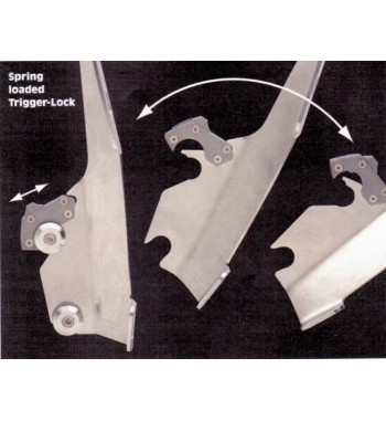 PARABREZZA CARENATO BATWING FAIRING PER YAMAHA XVS 650 DRAGSTAR CLASSIC