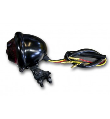 FEU ARRIERE LED MINI BATES OLD SCHOOL POUR MOTOS CUSTOM ET HARLEY