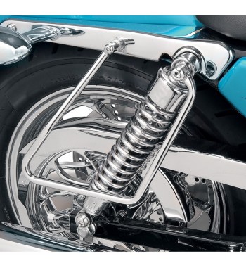 CADRE DE SUPPORT SACOCHES DRAG CHROME HARLEY DAVIDSON XL SPORTSTER 2004-2021