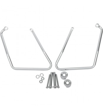 SATTELTASCHENHALTER CHROM für HARLEY DAVIDSON XL SPORTSTER 04-20