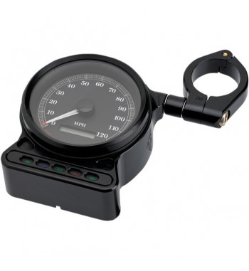 SOUTIEN NOIR SIDE MOUNT tachymètre pour HARLEY DAVIDSON XL SPORTSTER