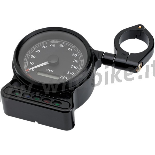 SIDE MOUNT SCHWARZ UNTERSTÜTZUNG ZÄHLT Tachometer PASSEND FÜR HARLEY DAVIDSON XL SPORTSTER