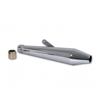 AUSPUFF SLIP ON CAFE RACER CHROM MOTORRAD