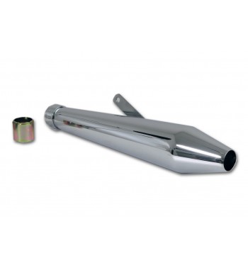 AUSPUFF SLIP ON CAFE RACER CHROM MOTORRAD