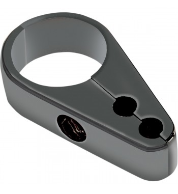 PINCE DE CABLE COULEE PAPILLON GAIN NOIR 1" ( 25,4 MM.) POUR MOTO