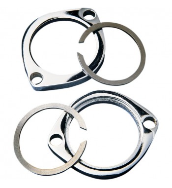 CROME BRIDES POUR TUYAUX ET SILENCIEUX D'ÉCHAPPEMENT HARLEY DAVIDSON 82-20