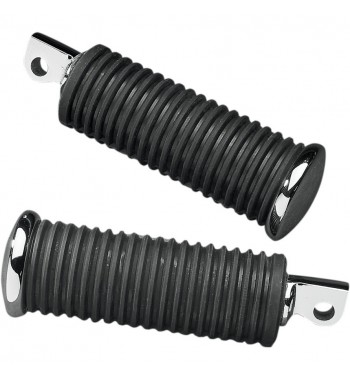 PEDANE PASSEGGERO STANDARD ANTI VIBRAZIONI CROMATE PER HARLEY DAVIDSON