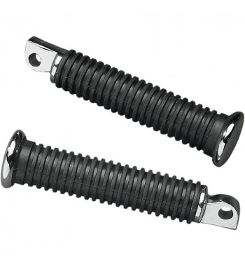 EXTENDED RUBBER VIBRATION-ABSORBING PASSENGER FOOTPEGS FOR HARLEY DAVIDSON