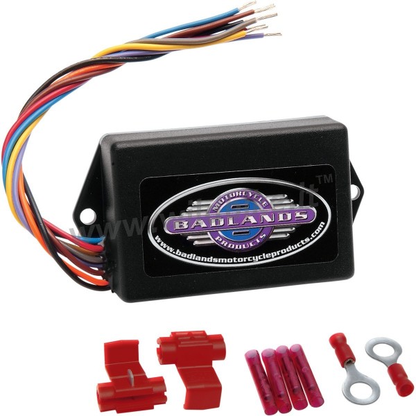 UNIVERSAL METRIC ILLUMINATOR STYLE RUN, BRAKE AND TURN SIGNAL MODULE CUSTOM MOTORCYCLE