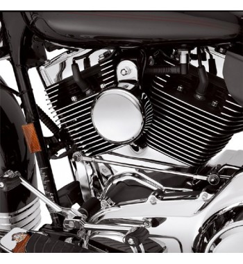 HORN COVER SMOOTH CHROME HARLEY XL SPORTSTER AND BIG TWIN