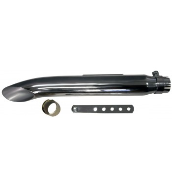 TERMINALE SCARICO UNIVERSALE TURN-OUT PER MOTO E CUSTOM