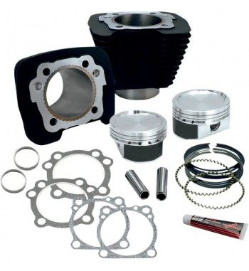 KIT CYLINDRE S&S NOIR POUR CONVERSION 1200 CC HARLEY DAVIDSON XL SPORTSTER 86-22