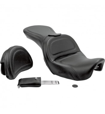 EXPLORER COMFORT SEAT GEL with BACKREST HARLEY DAVIDSON FXD DYNA '06'-'17