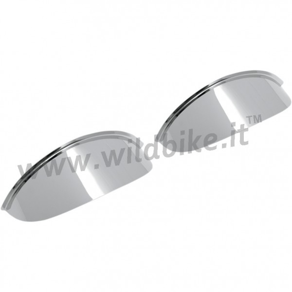 VISIEREN 4 1/2" CHROM FUER LEUCHTEN 110 MM MOTO CUSTOM UND HARLEY DAVIDSON