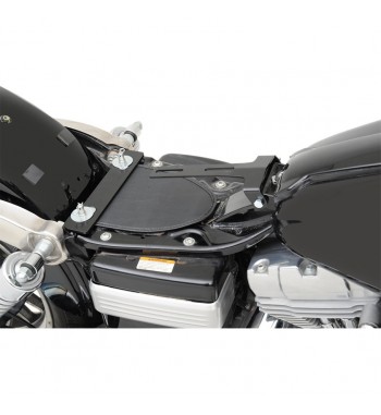 SPRINGS BLACK SOLO SEAT LOW PROFILE AND MOUNTING KIT HARLEY DAVIDSON FXD DYNA '96-'16