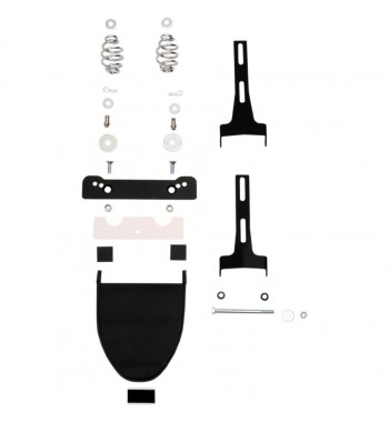SPRINGS BLACK SOLO SEAT LOW PROFILE AND MOUNTING KIT HARLEY DAVIDSON FXD DYNA '96-'16