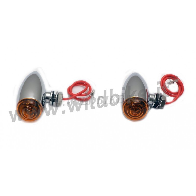 FRECCE BULLET SMOOTH CROMATE -LUCE ARANCIONE