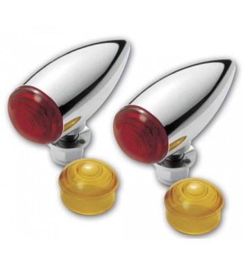 FRECCE BULLET BALL MILL CROMATE -LUCE ROSSA E ARANCIONE