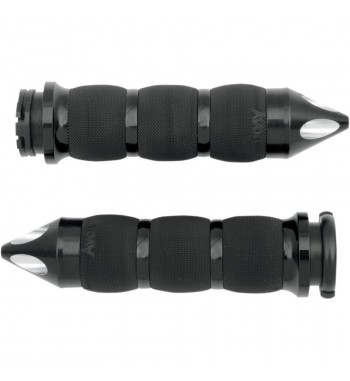 MANOPOLE AVON AIR CUSHION SPIKE NERE PER MOTO HARLEY DAVIDSON